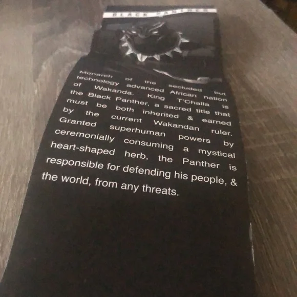 Marvel black panther character socks. - Picture 8 of 9